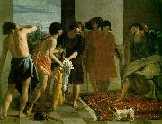 VELAZQUEZ, Diego Rodriguez de Silva y Joseph's Bloody Coat Brought to Jacob sey Spain oil painting artist